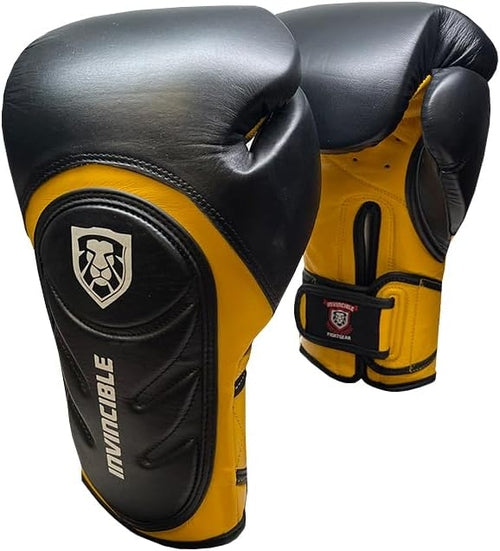 Invincible Fight Gear Professional Hook and Loop Leather Training